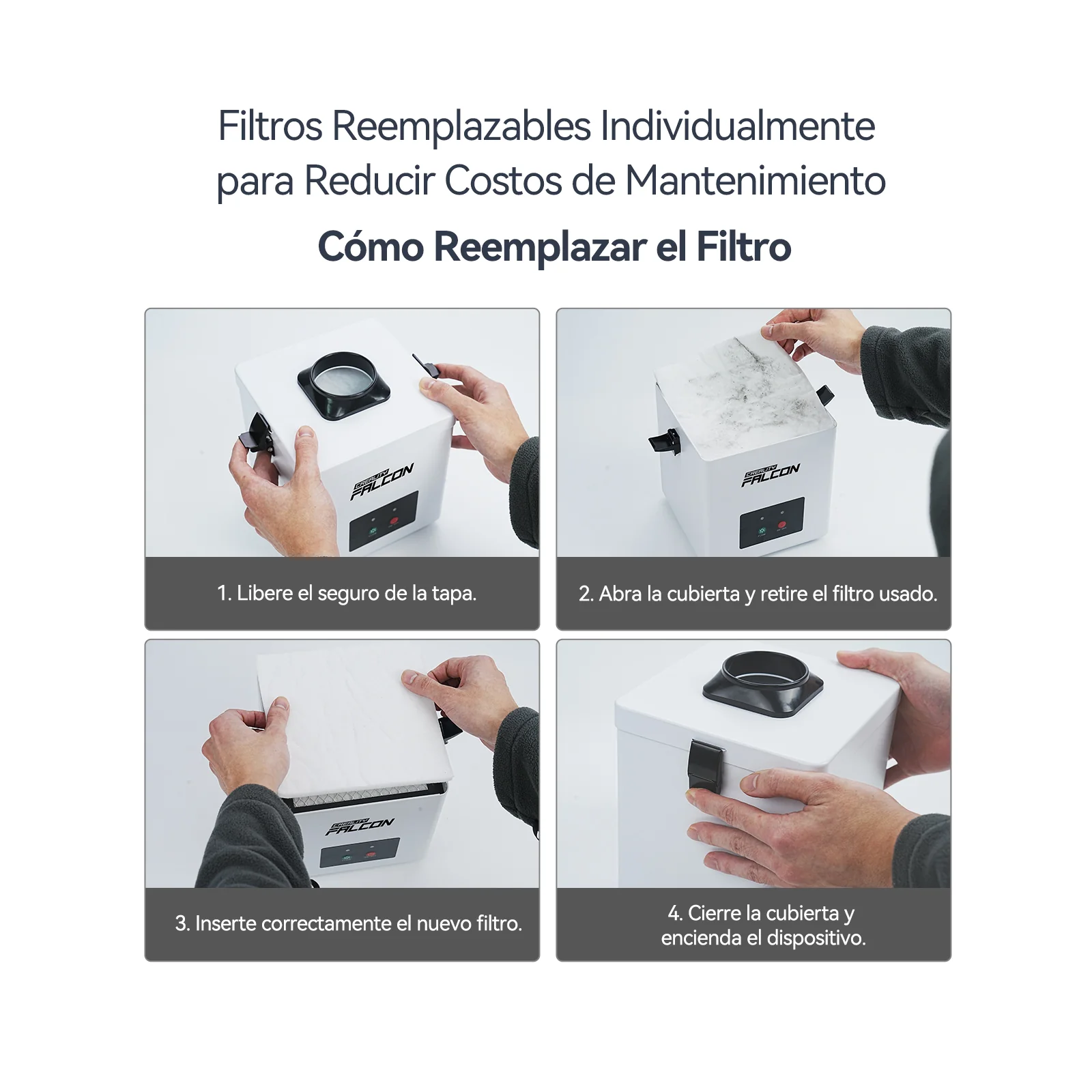 Creality Purificador de Humo de Escritorio Falcon YW45 - Image 11
