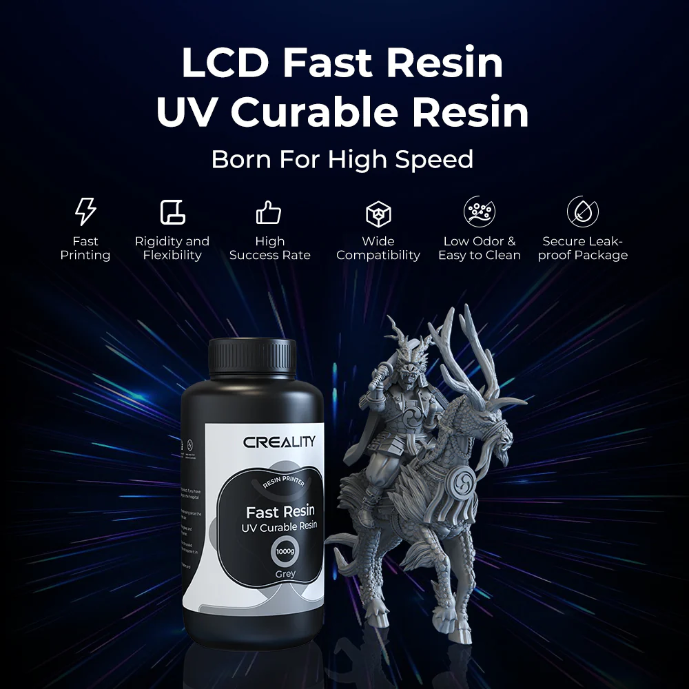 Resina Rápida LCD de Curado UV, 1kg - Image 3