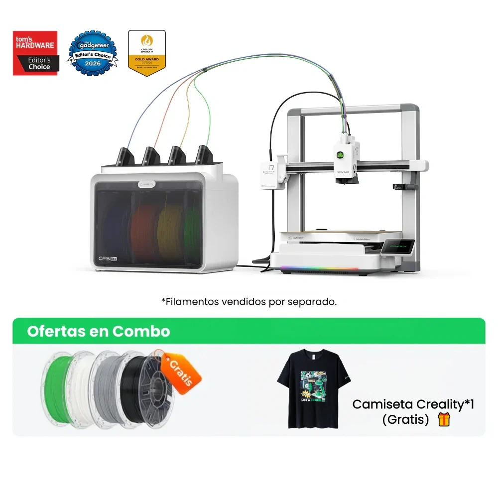 i7 combo + Hyper PLA RFID*4(2*PLA Gratis) + Camiseta Creality(Gratis)🎁 - Image 2
